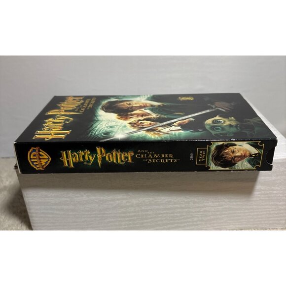 Harry Potter And The Chamber Of Secrets VHS Tape Warner Bros 2002 PG Rating - Picture 7 of 7